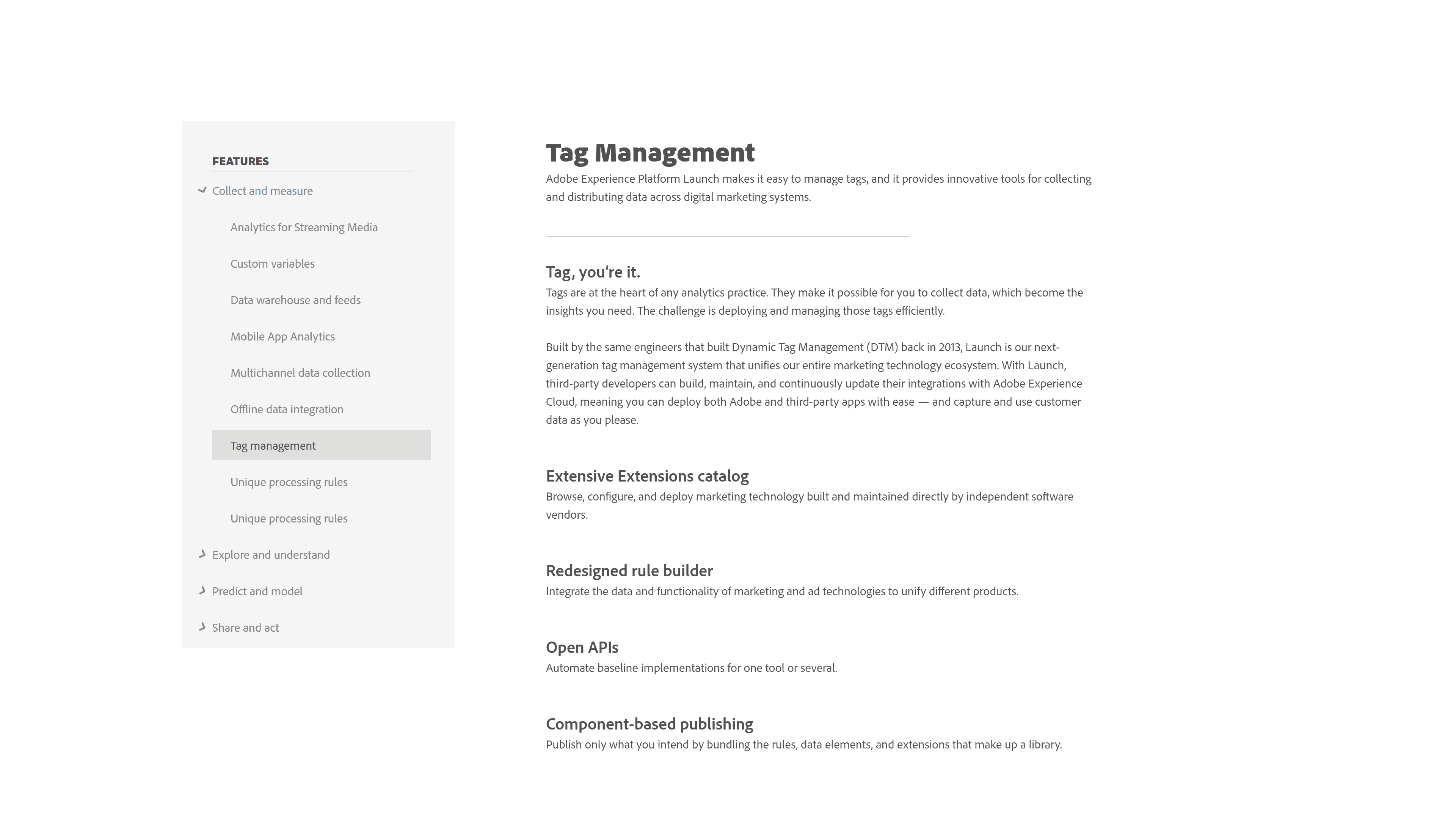 Adobe Tag Management
