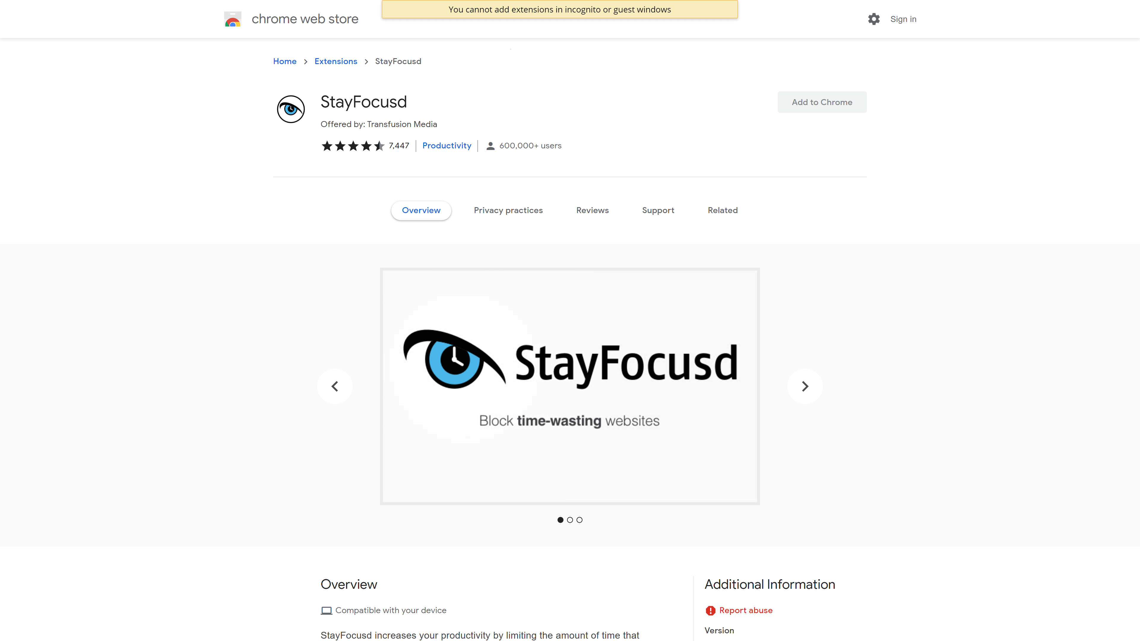 StayFocusd