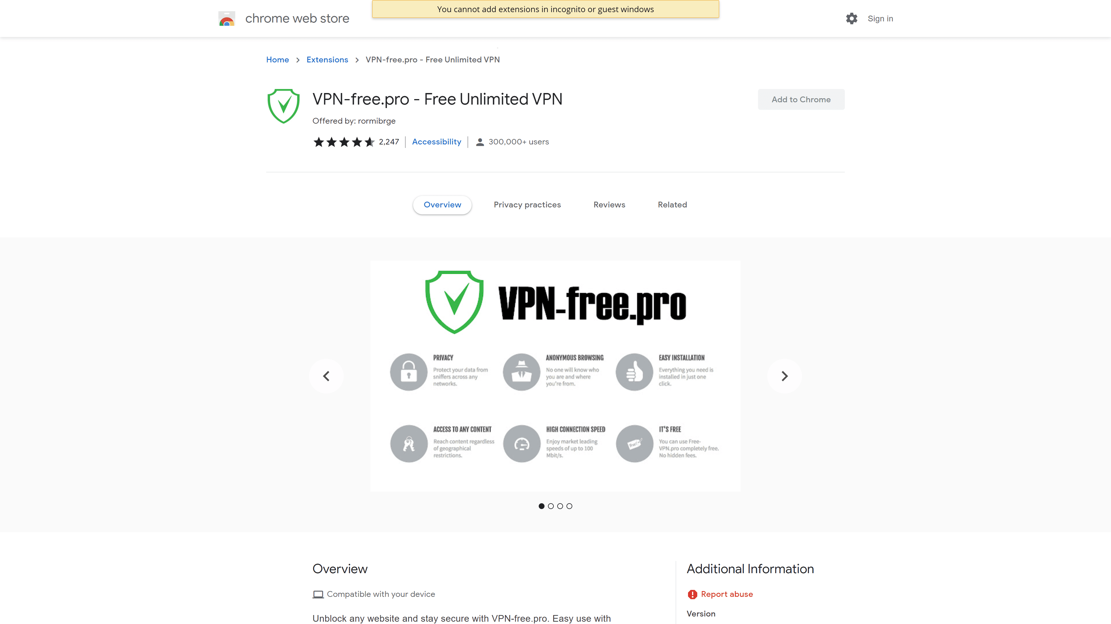 VPN free.pro