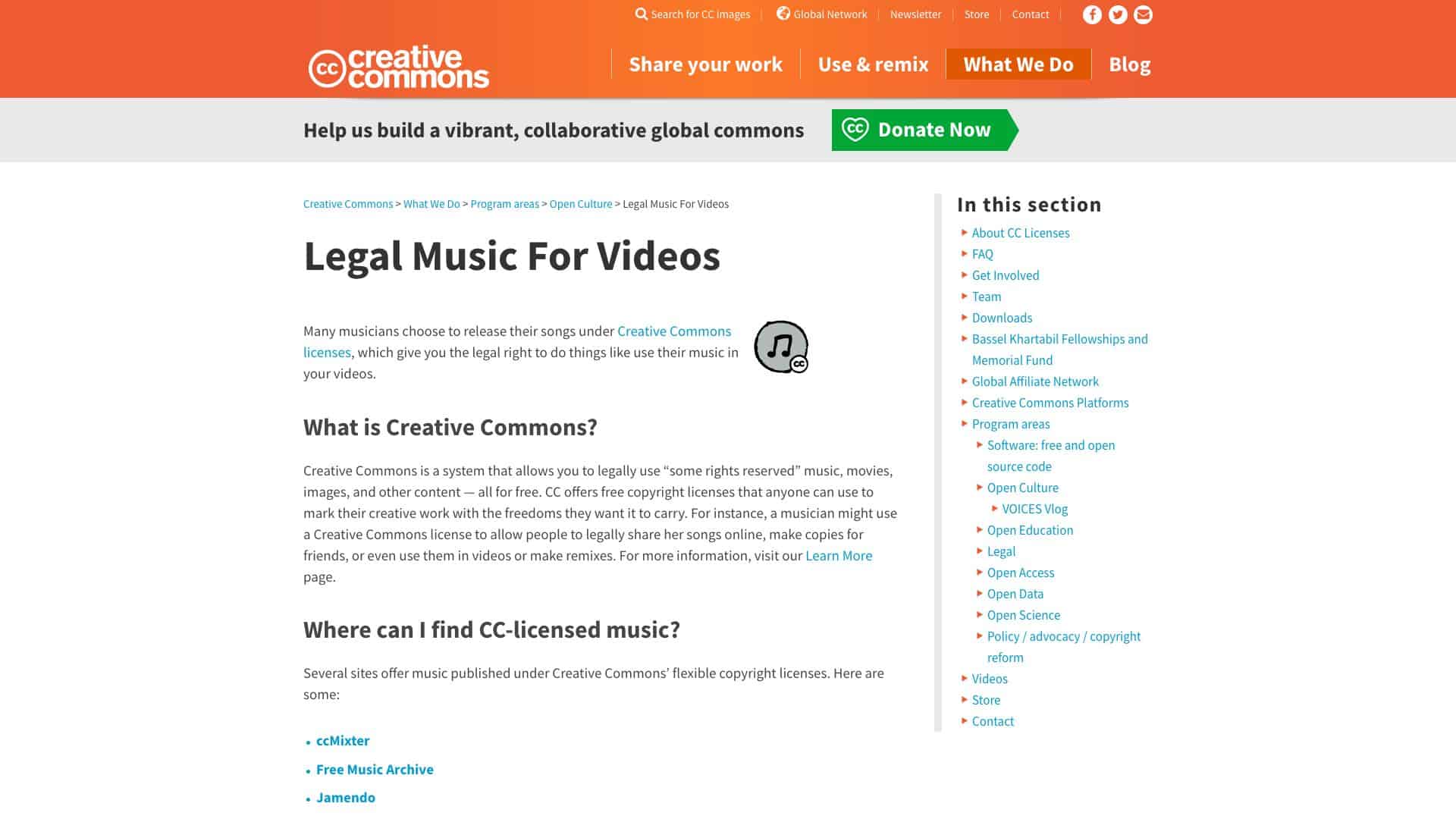 creativecommons org legalmusicforvideos 1643928680239