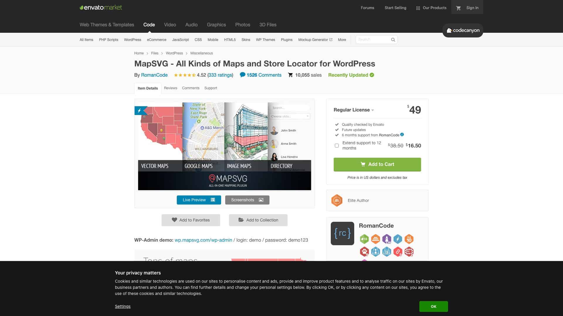 codecanyon net item mapsvg responsive vector maps floorplans with directory search filters 2547255 1