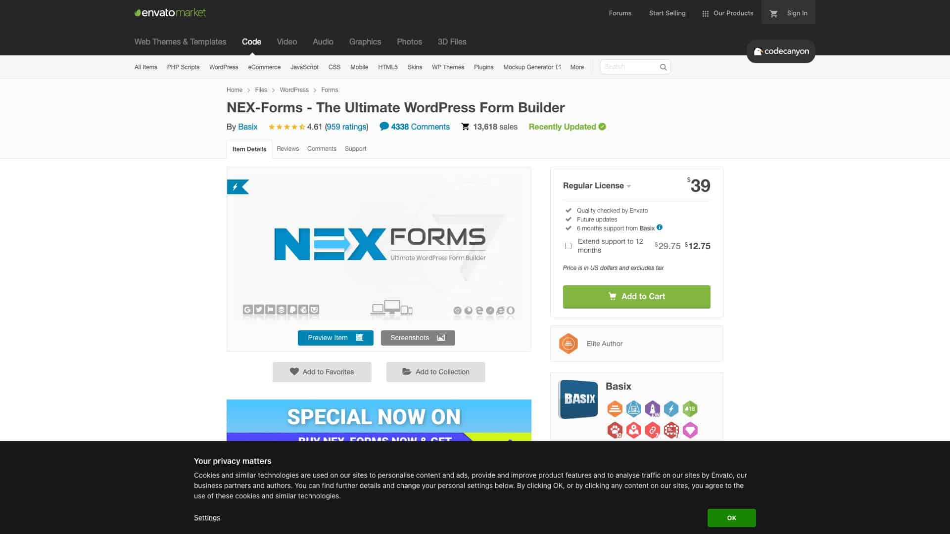 codecanyon net item nexforms the ultimate wordpress form builder 7103891 1647608352386