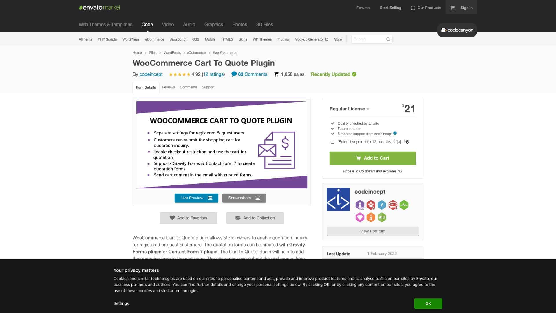 codecanyon net item woocommerce cart to quote plugin 23527708 1647612291840