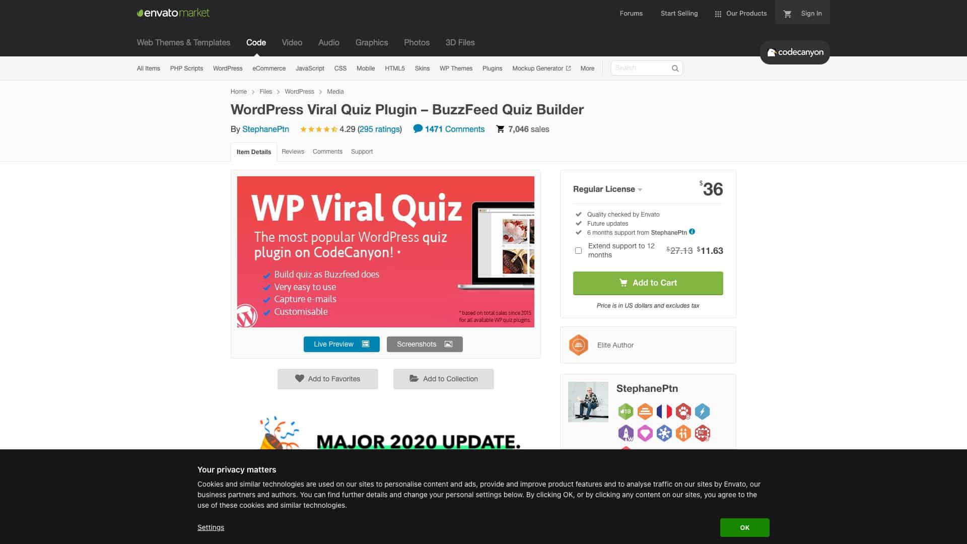 codecanyon net item wordpress viral quiz buzzfeed quiz builder 11178623 1647614403147